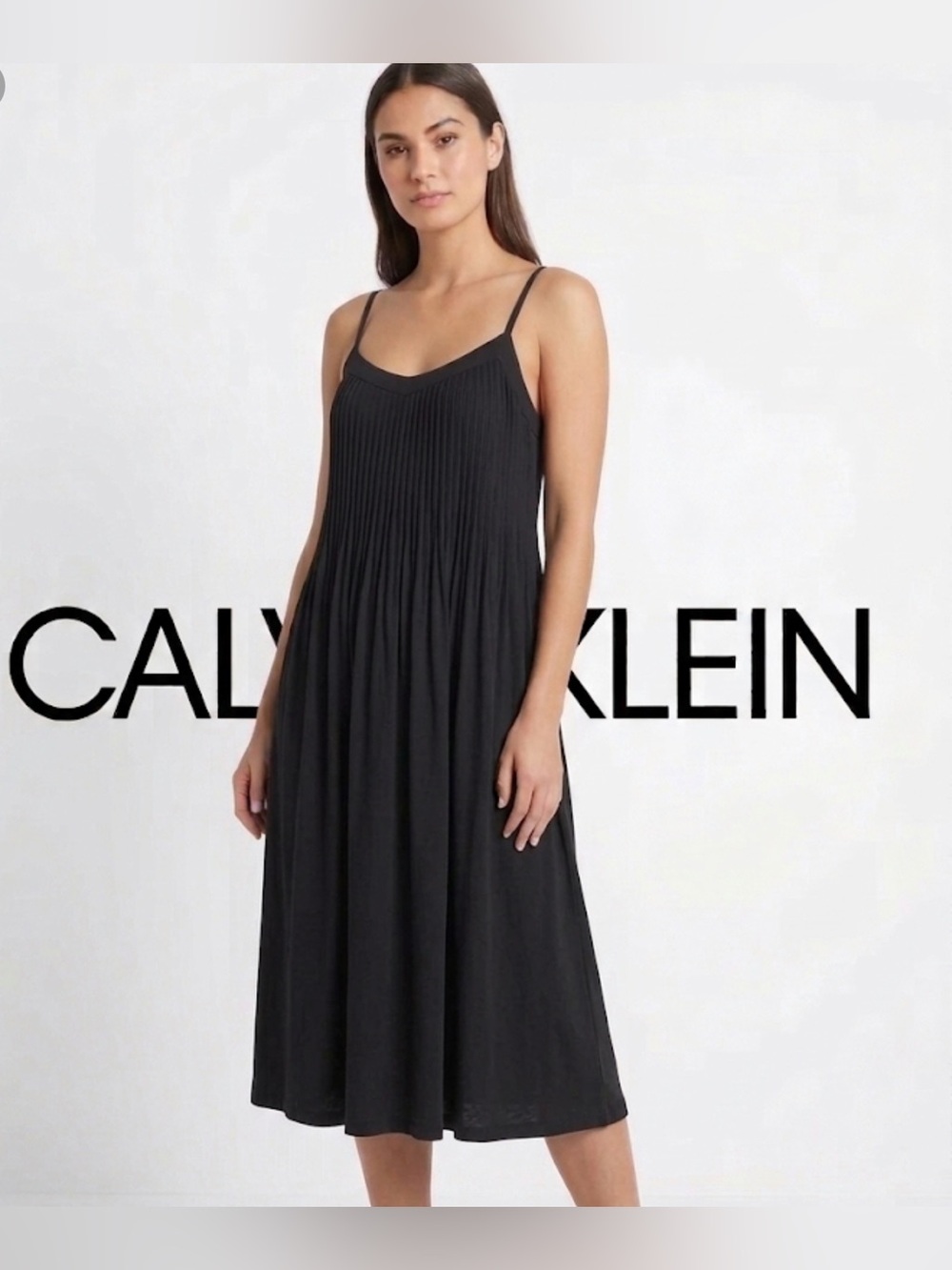 Authentic Calvin Klein designer black dress sz 14